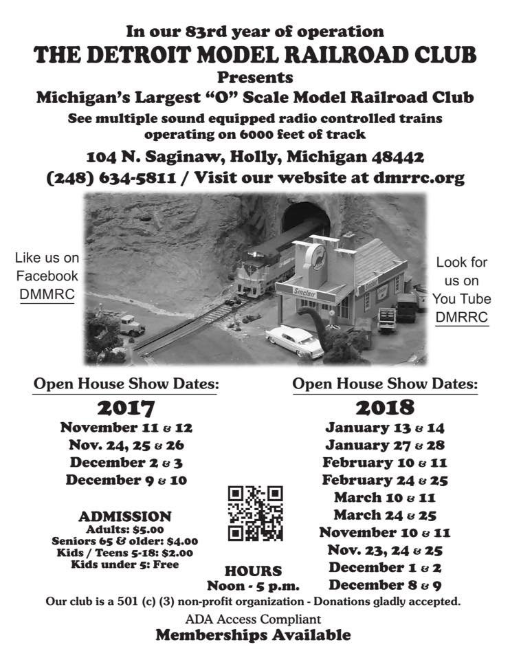 Detroit Model Railroad Club Flyer