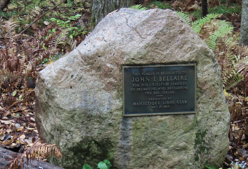 historic plaque on boulder