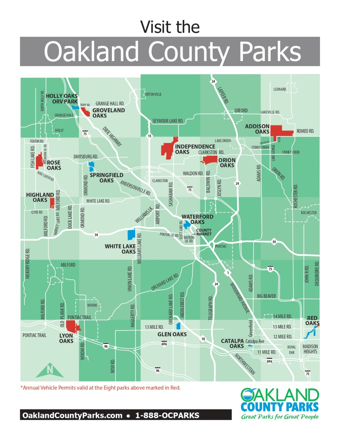 Oakland County Parks and Recreation 2022 Annual Vehicle Permits Now